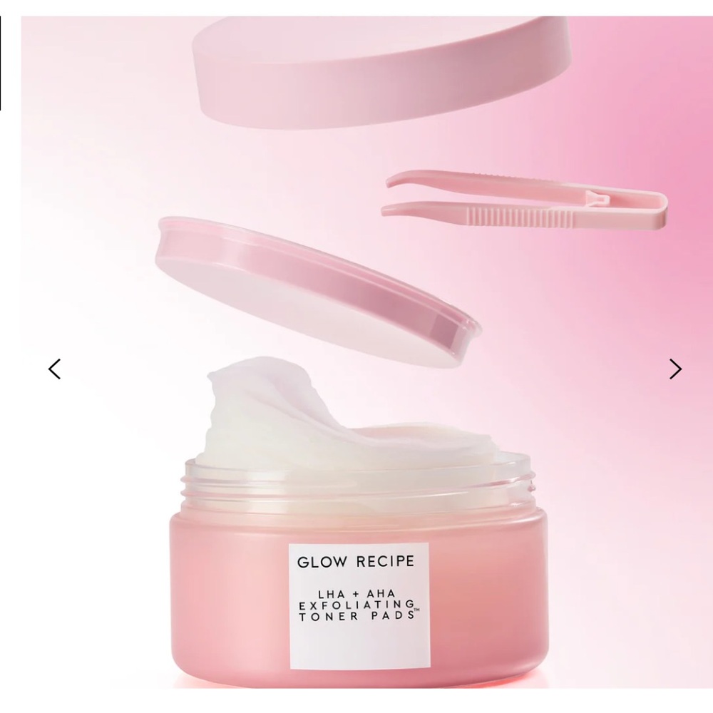 Glow recipe LHA + AHA Korean Watermelon Toner Pads